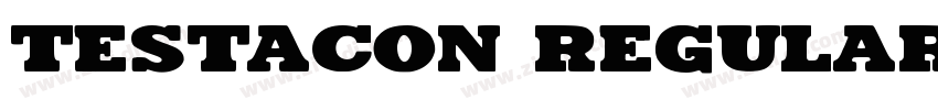 Testacon Regular字体转换